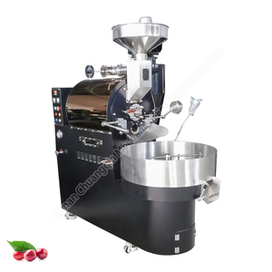 Tostador de café ciclón de paja con manivela para exteriores comercial - Product Image 6