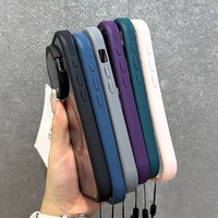 Nouveau Designer de luxe personnalisé clair coque de couverture de téléphone étuis étui de téléphone portable avec porte-objectif pour iphone 15 16 13 12 11
