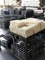 Machines de codage à rouleaux d'encre plastisol noire solide 36x32mm, haute température, taux de transfert élevé, excellent rapport qualité-prix, garantie 18 mois