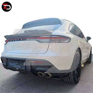 Le plus récent Kit de carrosserie en carbone de becquet de coffre de diffuseur de jupe latérale de lèvre avant de Style ZD pour Porsche <span class=keywords><strong>Macan</strong></span> 95B 3 LCI <span class=keywords><strong>2022</strong></span> Up - Product Image 2