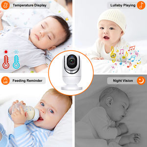 Sistema de monitoreo de bebés Audio WIFI APP 7 pulgadas HD 1080p Audio bidireccional Visión nocturna Pan-Tilt <span class=keywords><strong>Mi</strong></span> Mini Baby Video Monitor - Product Image 3