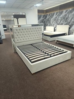 Ensemble de chambre à coucher au design européen classique du fabricant, avec rangement et miroir, mobilier de lit pour l'exportation en gros