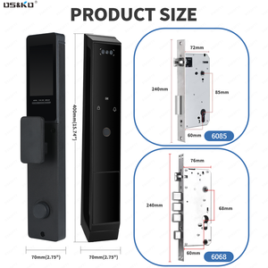 Cerradura Inteligente para Puerta Principal Más Vendida, Cerradura Electrónica con Huella Dactilar 3D y Cámara de Timbre para Suministros de Cerrajería - Product Image 6