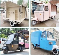 Camion de crème glacée personnalisé en usine, camion électrique de café, camion tuk-tuk, camion mobile de bar à bière électrique