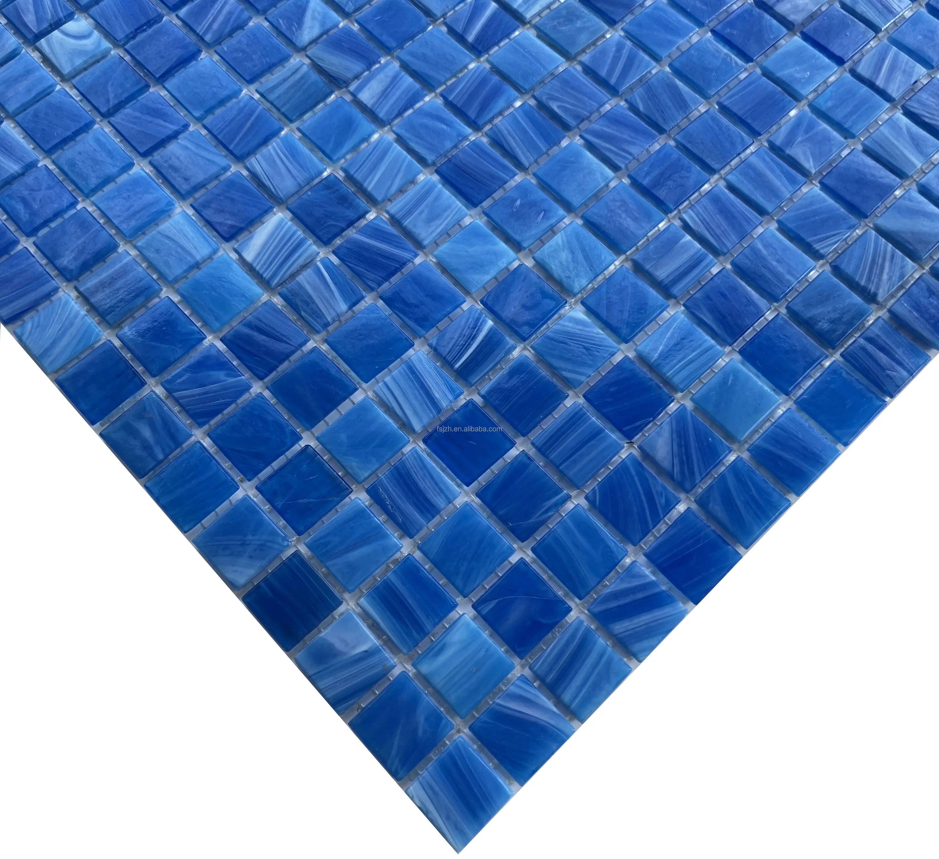 Ake Blue-Juego de azulejos de mosaico para sala de atletismo, azulejo antiguo