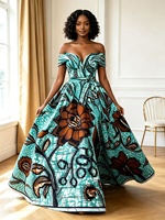 6 Yard Kain Batik Belanda Asli untuk Menjahit, Kain Katun Cetak Asli Ankara Afrika Asli
