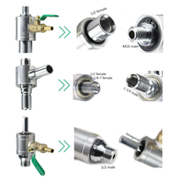 Adaptateur pivotant pour eau, connecteur droit pour accessoires de machine de forage, 1-1/4-7 Femelle vers Mâle