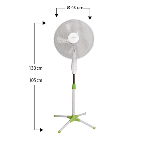 Ventilatore a piantana Johnson Zefiro 43 cm, 3 velocità, altezza regolabile, ventilatore a torre - Product Image 2