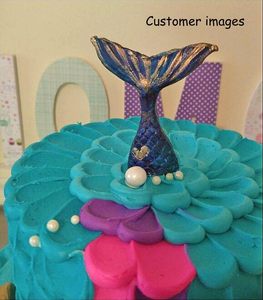 Décoration de gâteaux, artisanat du <span class=keywords><strong>sucre</strong></span>, chocolat, <span class=keywords><strong>fondant</strong></span>, pâte à <span class=keywords><strong>sucre</strong></span>, argile à pâtisserie, bonbons, moule en silicone pour queue de sirène, grand et petit - Product Image 2