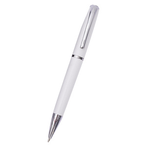 Classic Twist Metal Ballpoint <b>Pen</b> Black Silver <b>White</b> Gold Trim For Business Office Corporate Promotional Wholesale Gift - Product Image 3
