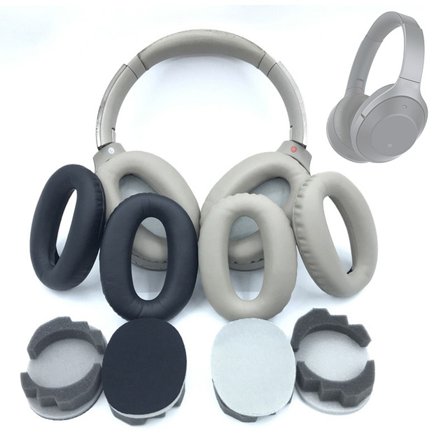Custom Replacement Foam Sponge Leather Earphone Earpads for Sony MDR-1000X WH-1000XM2 M3 M4 M5 Ear Muffs Headphone Cover Earmuff