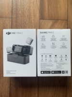 Micro Mini 2 original (2 émetteurs + 1 récepteur + étui de charge) Connexion directe à Pocket 3, Osmo 360, Osmo Nano, Osmo Action 6