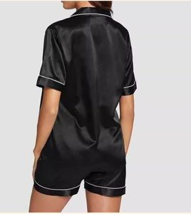 <span class=keywords><strong>ชุด</strong></span><span class=keywords><strong>นอน</strong></span>แขนสั้นผ้าไอซ์ซิลค์สำหรับผู้<span class=keywords><strong>หญิง</strong></span>, สินค้าใหม่ขายดี2025<span class=keywords><strong>ชุด</strong></span><span class=keywords><strong>นอน</strong></span>สำหรับใส่อยู่บ้านแบบเรียบง่ายฤดูร้อน - Product Image 2