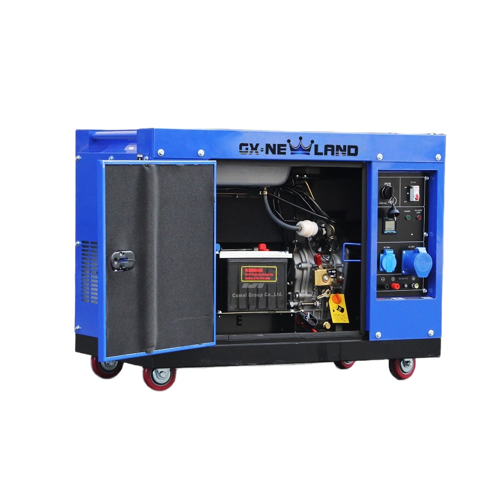 GXNEWLAND DG9000E - Silent 7kw Diesel Generator for AC Power