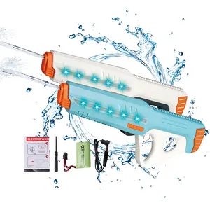 2024 Электрический водяной пистолет с водопоглощением, мигающий в темноте, Автоматический водяной пистолет