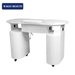 MESA DE MANICURA para belleza, muebles de belleza populares para Spa, con armario y ruedas - Product Image 4