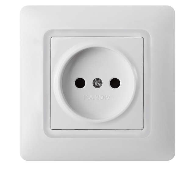 Single Acrylic Schuko Socket 16A Germany EU Standard French Russia Electrical Wall Plug Socket