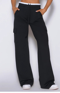 Ensemble de sport 2 pièces respirant et résistant aux plis : <span class=keywords><strong>soutien</strong></span>-<span class=keywords><strong>gorge</strong></span> de yoga et pantalon large pour l'exercice léger - Product Image 5