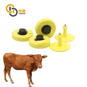 YDES009 étiquettes d'oreille de bétail et de mouton de haute qualité, vierges avec marqueur d'oreille permanent d'animal