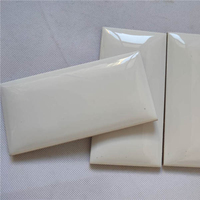 Azulejos de cerámica para cocina y baño, pan brillante, blanco de alta calidad, antisalpicaduras