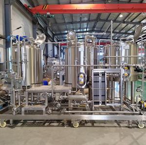 Système de brassage artisanal 3BBL avec moteur et <span class=keywords><strong>pompe</strong></span> pour cuve sous pression / Petite machine à bière haute productivité pour microbrasserie - Product Image 1