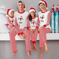 Conjunto de ropa de Navidad para hombre y mujer, pantalón largo de manga larga con diseño navideño, 2021