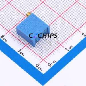 3296W-100-LF Adjustable Resistor / <b>Potentiometer</b> Through hole Component (THT)-3P,9.5x4.8mm Resistor 10Ohm 10% 500mW 250ppm/ - Product Image 1