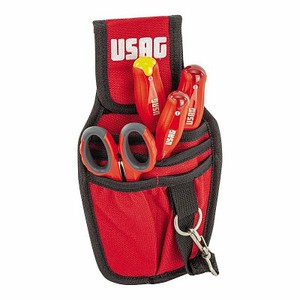 USAG 4pcs Assorted with Heavy Duty Leather Nylon Material for Electricians Tool Backpack/Bag Storage - Product Image 1