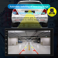 Lecteur vidéo multimédia de voiture 2 Din Android 7 9 10 pouces Universal Double Din GPS Navigation Universal Stereo Radio