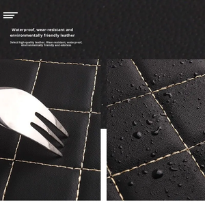 Organizador <span class=keywords><strong>de</strong></span> Maletero <span class=keywords><strong>de</strong></span> Coche Plegable Automático <span class=keywords><strong>de</strong></span> Cuero PU con Logotipo Personalizado, Pequeño y Grande, con Asa <span class=keywords><strong>de</strong></span> Anilla - Product Image 4