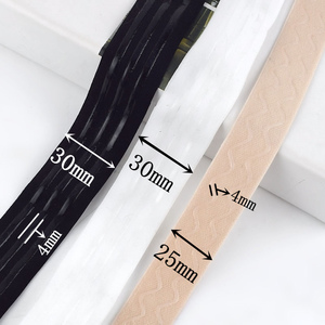 Deepeel EB208 25/30mm elastik bantlar iç çamaşırı giysi aksesuarları için kaymaz dantel Trim sutyen elastik bant - Product Image 2
