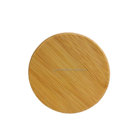 Ensemble de sous-verres ronds en bois pour table basse, artisanat en bois naturel, enseignes murales