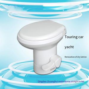 Inodoro de camping portátil blanco AGE con descarga de gravedad accionada por pie para uso de agua de <span class=keywords><strong>caravana</strong></span> y <span class=keywords><strong>caravana</strong></span> - Product Image 4