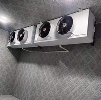 Chambre froide à chargement arrière sur mesure avec portes vitrées anti-buée pour l'affichage et le stockage en supermarché
