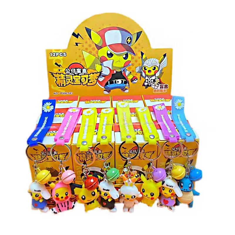 Аниме Покемон брелок Подвеска потайная коробка экшн-фигурка ПВХ детская игрушка для подарка