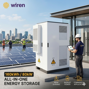 Wiren 160kWh 80kW BESS Unified Architecture Enclosure Compact Highly Protective Industrial Energy <b>Storage</b> Module <b>Cabinet</b> - Product Image 1