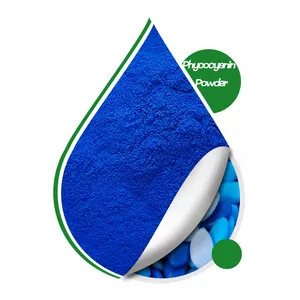 Suda çözünür 10% ~ 60% Phycocyanin tozu 10% ~ 70% çin fabrikadan Protein E10 mavi Spirulina özü tozu