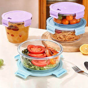 BPA İçermeyen Cam Gıda Saklama Öğle Yemeği Bento Kutusu Sızdırmaz ve Fırın/Dondurucu Güvenli Yemek Hazırlık Kapları - Product Image 3