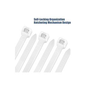 روابط كابلات نايلون ذاتية القفل 4.8×450 مم، 100 قطعة/كيس، للاستخدام الصناعي، روابط كابلات قوية عالية الجودة - Product Image 3