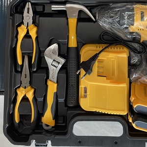 <span class=keywords><strong>Kit</strong></span> <span class=keywords><strong>de</strong></span> <span class=keywords><strong>Herramientas</strong></span> <span class=keywords><strong>de</strong></span> Mano con Taladro Eléctrico <span class=keywords><strong>de</strong></span> Impacto Inalámbrico sin Escobillas y <span class=keywords><strong>Caja</strong></span> <span class=keywords><strong>de</strong></span> <span class=keywords><strong>Herramientas</strong></span> para Reparación del Hogar - Product Image 2