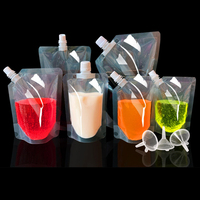 YAPAI Pochettes Doypack multicouches recyclables en PA de 30ml à 1L pour boissons, boissons énergisantes, vodka, jus, imprimées en héliogravure/flexo