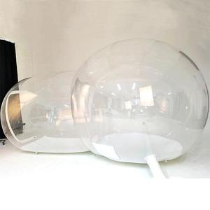 Tente gonflable transparente imperméable de 6 à 8 pieds de diamètre avec souffleur électrique pour événements et fêtes en plein air - Product Image 1