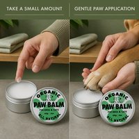 Baume hydratant naturel et biologique pour les pattes des chiens et des chats, soin des pattes sèches et gercées pour une utilisation quotidienne à la maison et en extérieur