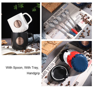 Đồng tùy chỉnh logo Mỹ phong cách gốm cốc cà phê với nắp bán buôn cà phê gốm <span class=keywords><strong>Mug</strong></span> món quà <span class=keywords><strong>Mug</strong></span> - Product Image 5