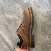 Bottes de travail pour hommes en cuir de qualité, résistantes aux perforations, à embout en acier, vente directe d'usine, personnalisées, résistantes à l'huile, imperméables