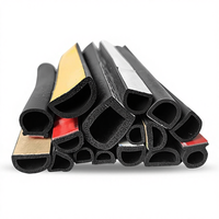 Tira de Sellado de Goma EPDM Semicircular Hueca, Impermeable y Antipolvo, Disponible en Tamaño, Color y Dureza Personalizados, Corte a Medida para Puertas y Ventanas