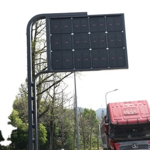 เสาป้ายไฟ LED สำหรับวัดความเร็วที่ทางแยก วัสดุเหล็ก สำหรับใช้งานบนถนน - Product Image 3