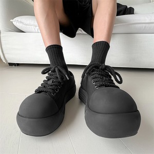 Big-<b>head</b> shoes for couples Trendy brand new <b>style</b> Thick-soled round-toe casual shoes both men women Versatile comfortable - Product Image 3