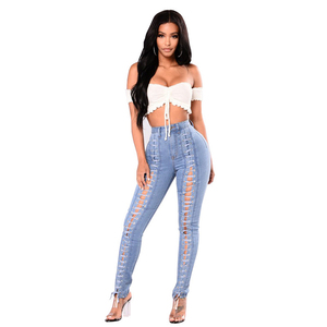 Calidad lado del cordón pantalones vaqueros para un excelente estilo y  comodidad - Alibaba.com