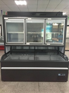 Réfrigérateur et congélateur combinés pour supermarché, armoire vitrée, réfrigérateur de présentation - Product Image 6